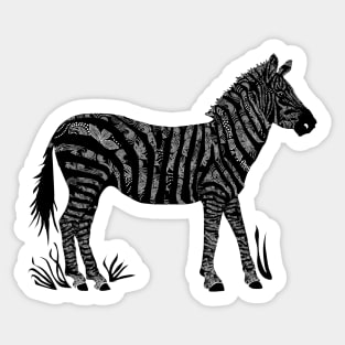 Zebra Sticker